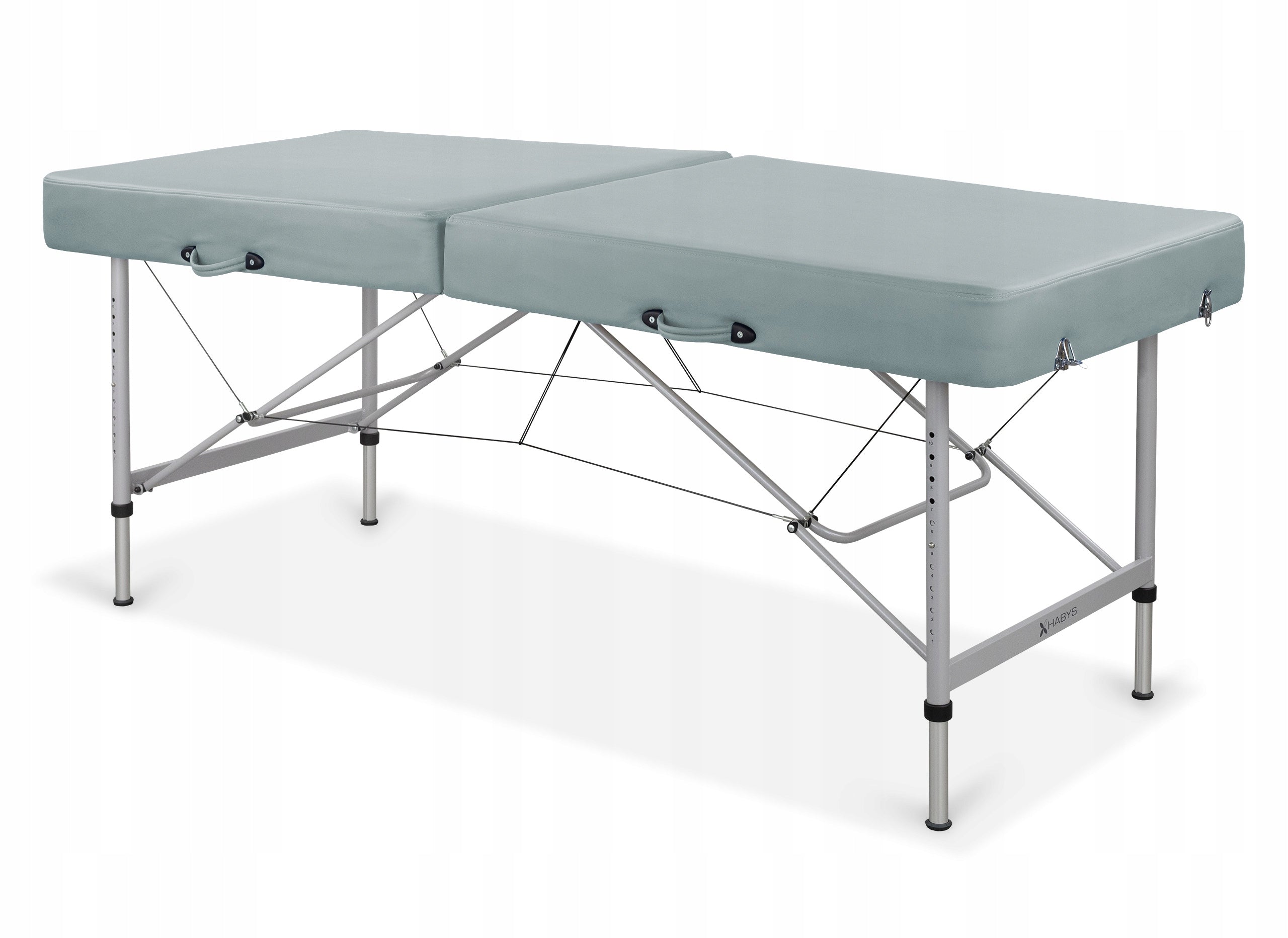 TABLE FOLDING BED FOR CRANIO - SACRAL THERAPY 200X80 WIDE TOP HABYS Color gray