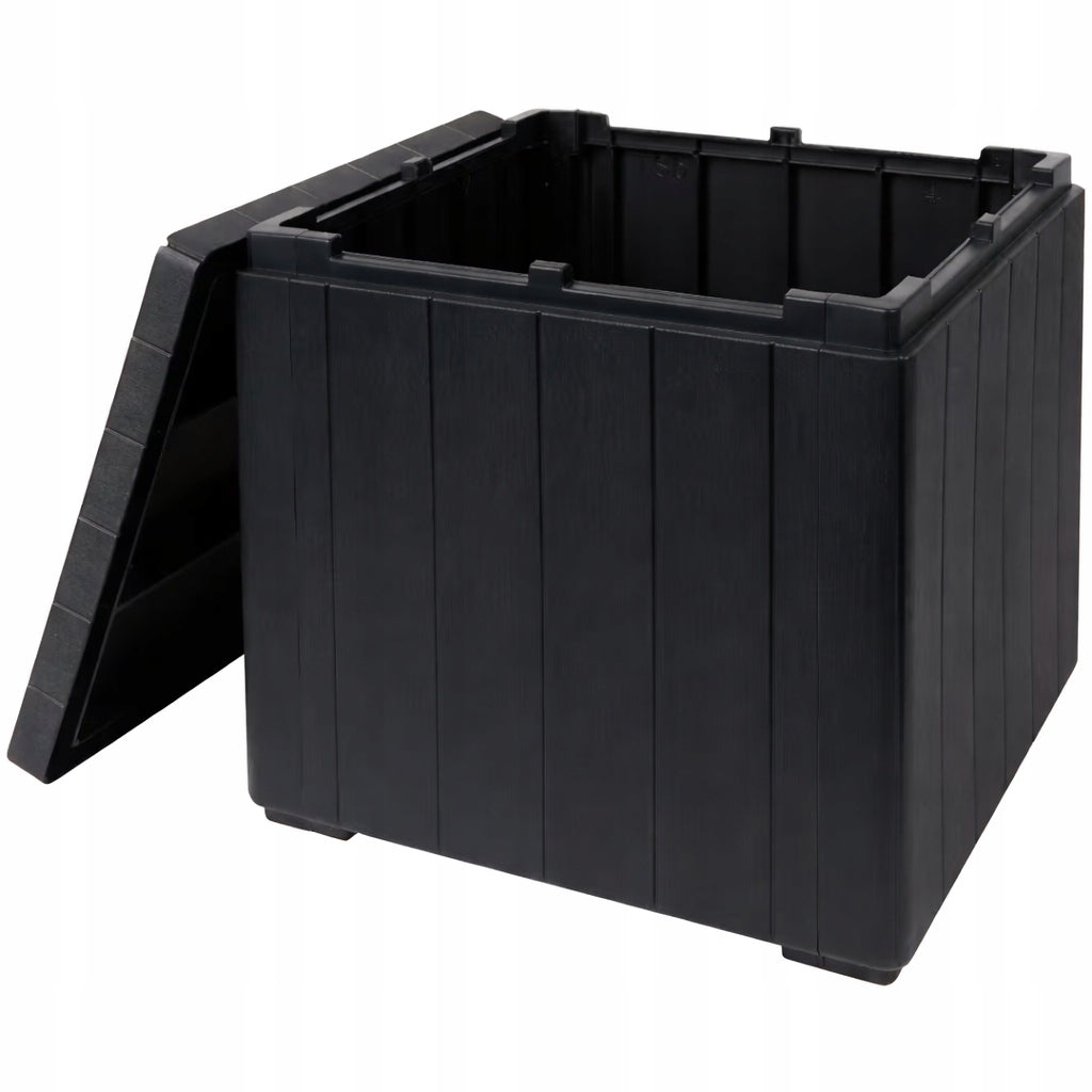 TABLE GARDEN CHEST 2in1 BALCONY CONTAINER POUF WITH STORAGE