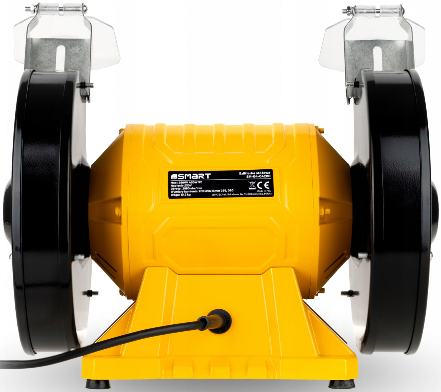 TABLE GRINDER BRUSHLESS INDUCTION MOTOR Two-stone 2x 200 mm Manufacturer code SM-04-04200