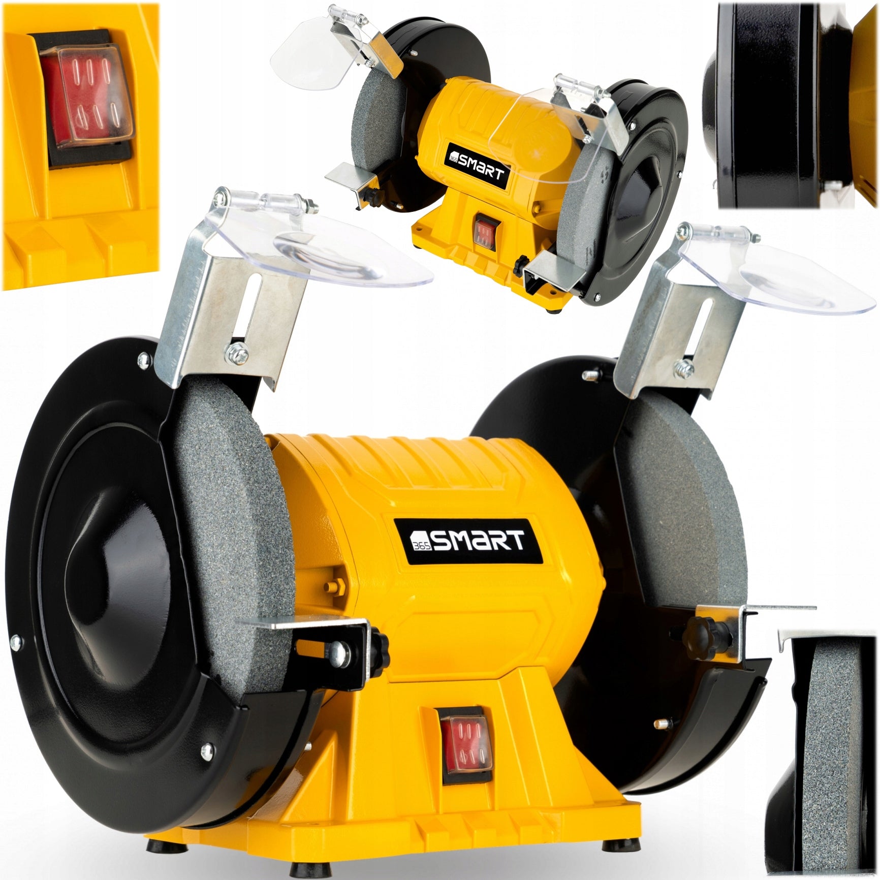 TABLE GRINDER BRUSHLESS INDUCTION MOTOR Two-stone 2x 200 mm
