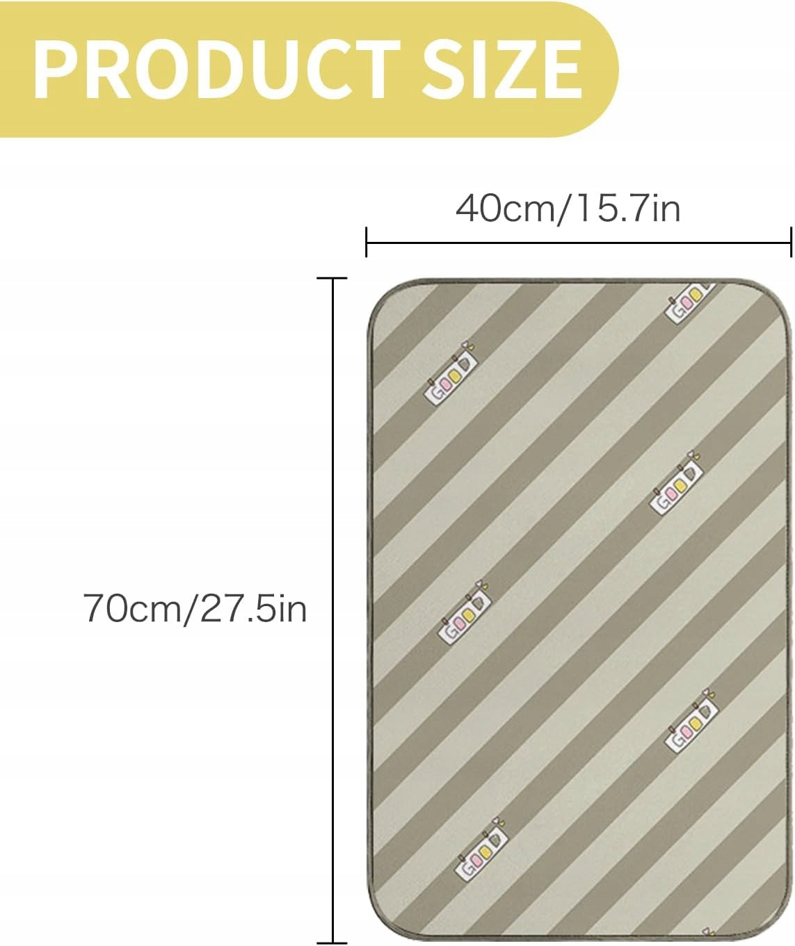 TABLE IRONING MAT 70X40CM PORTABLE NON-SLIP HEAT-RESISTANT Brand no brand