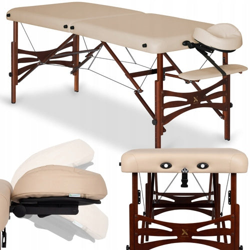 TABLE MASSAGE BED FOLDING WOODEN LIGHT PANDA BEECH DYED 70CM HABYS