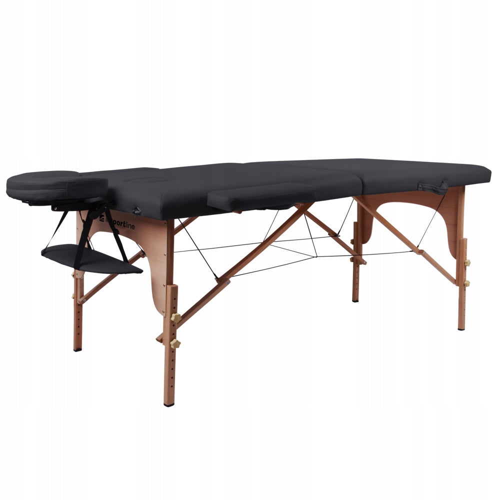 TABLE MASSAGE Bed Folding inSPORTline ORASHI 2-SEGMENT 250KG black
