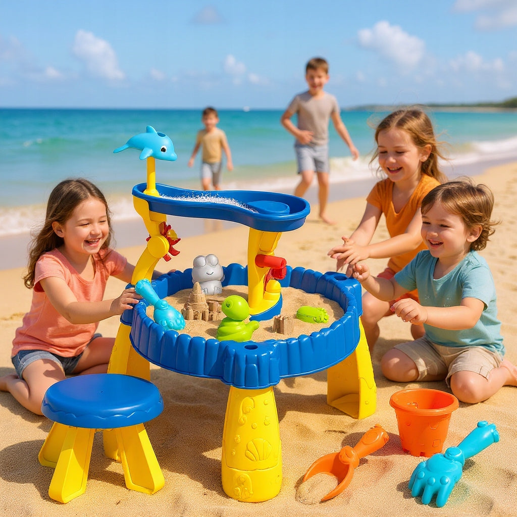 TABLE SANDBOX TABLE FOR PLAY 2IN1 + FOUNTAIN AND SAND SET Manufacturer code 53705