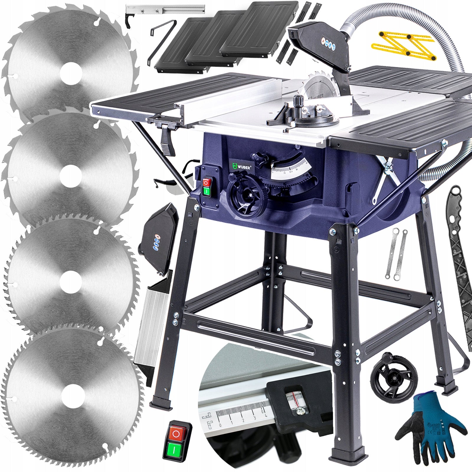 TABLE SAW COUNTRY CIRCULAR SAW FOR WOOD CIRCULAR 4 DISCS 3PLATES