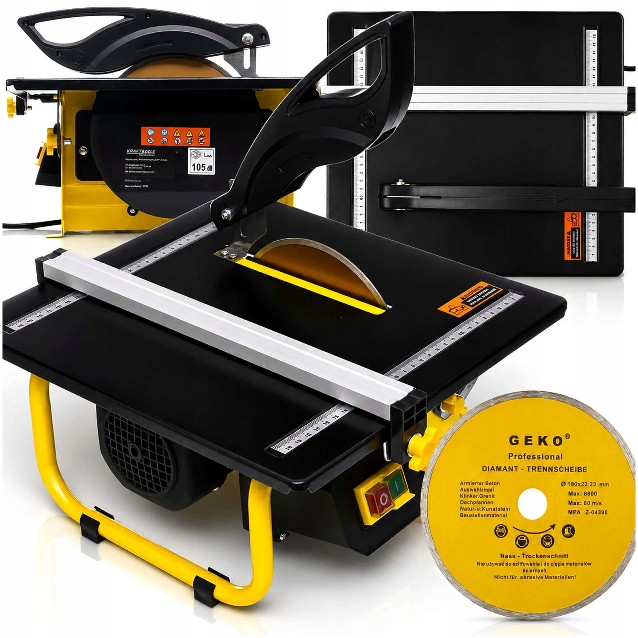 TABLE SAW TILE CUTTER WET GLAZE TABLE DRY 2x DISC