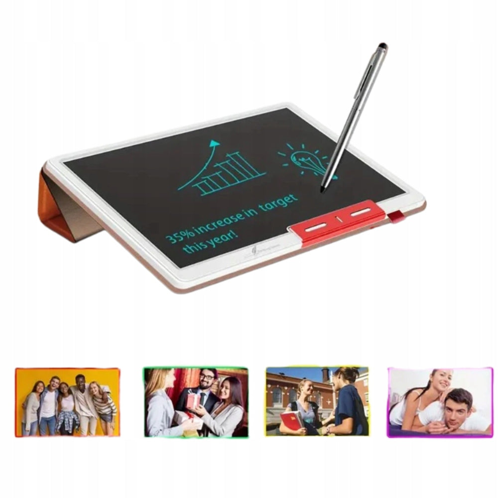TABLET GRAPHIC DIGITAL NOTEBOOK LCD 10 WITH ECO-LEATHER COVER FOR OFFICE