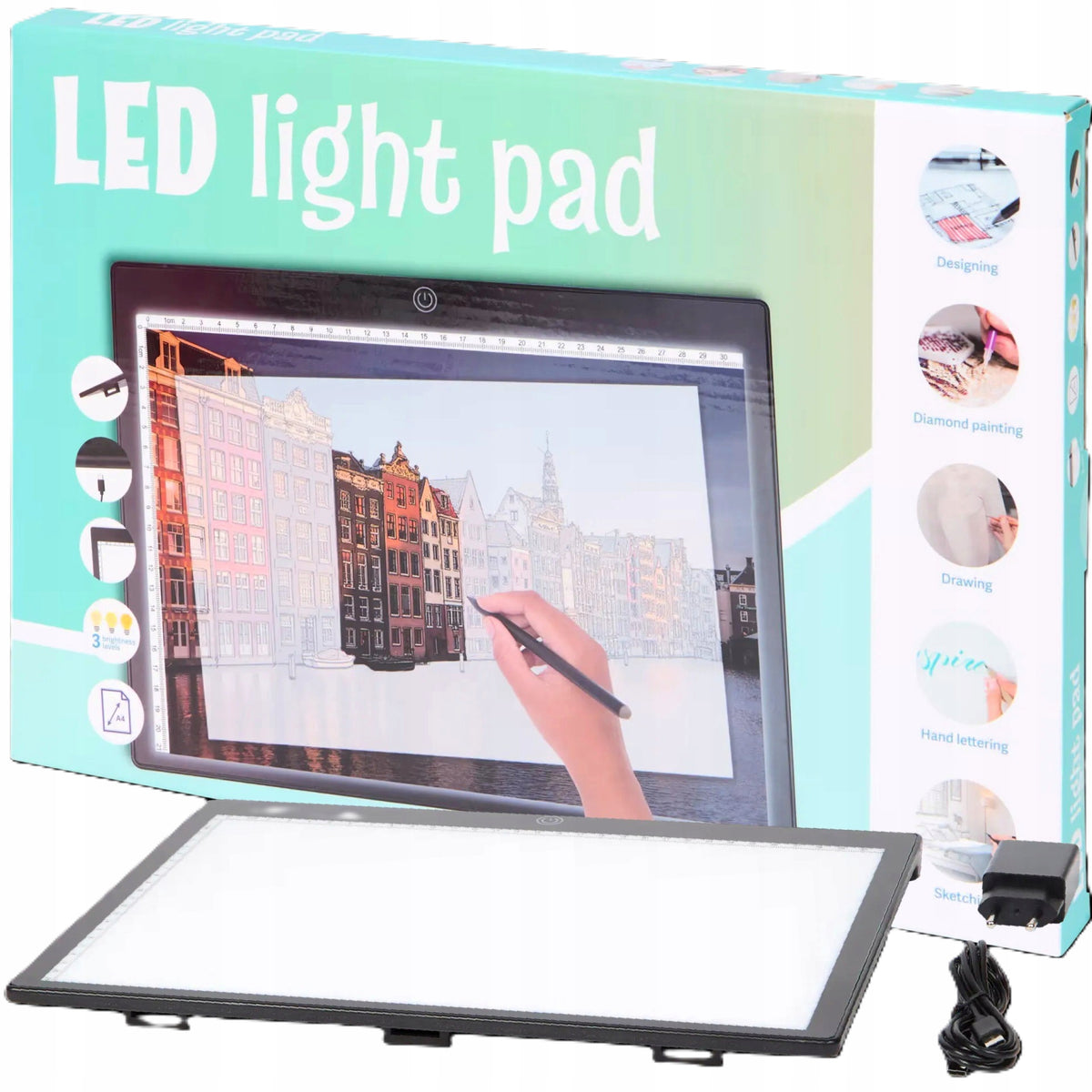 TABLET GRAPHIC KALAKA BOARD A4 TEACHES CREATIVITY AS A GIFT FOR A CHILD