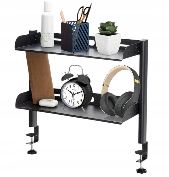 TABLETOP SHELF EXTENSION HOLDER ORGANIZER DESK WIRES ROUTER DECODER