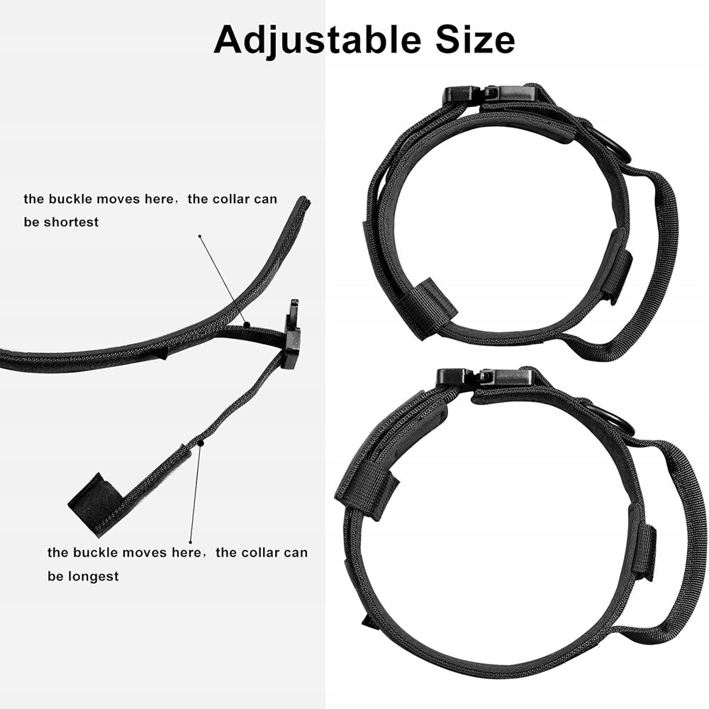 TACTICAL COLLAR for Large DOG with Handle & Buckle - Army Green (Size L) Manufacturer code 5902314757616
