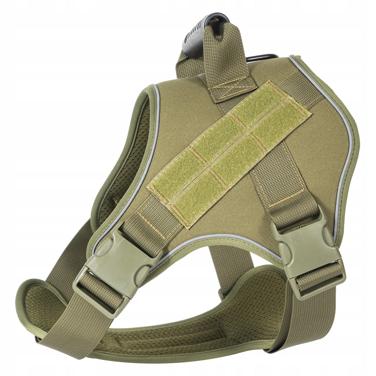 TACTICAL DOG HARNESS BREATHABLE LIGHTWEIGHT STRONG ADJUSTABLE FOR WALKING M Manufacturer code Szelki zielone Paws&Tails M