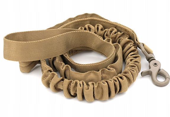 TACTICAL LEASH for DOG Bungee Handle Stretched Training Brand no brand