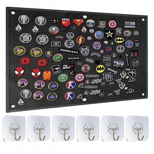 TACTICAL VELCRO BOARD 110 X 70 CM ON THE WALL FOR METAL BADGES