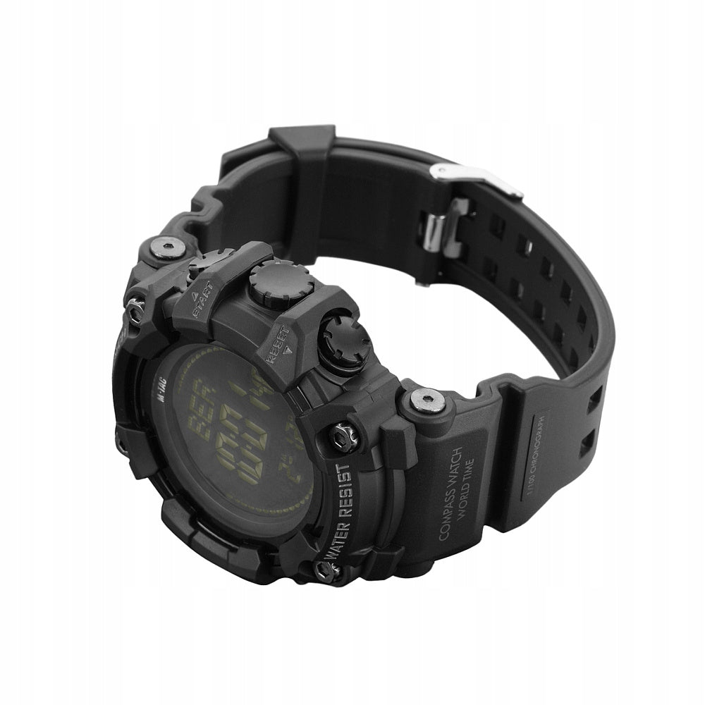 TACTICAL WATCH M-Tac MILITARY WATERPROOF MULTIFUNCTIONAL 2037 BLACK Packaging status original