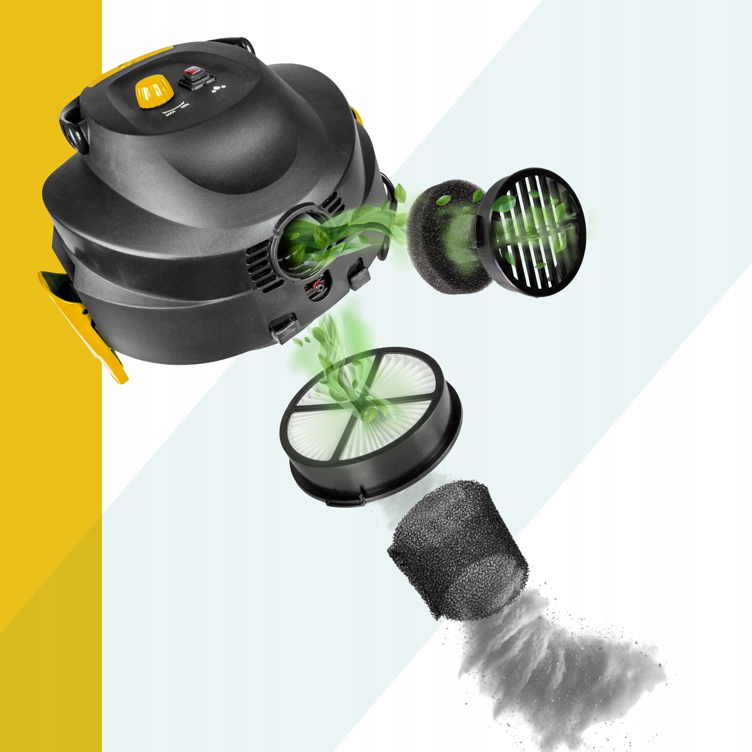 TAIA 2200W VACUUM CLEANER FOR CARPETS FOR UPHOLSTERY 3L TURBO BLOWING XXXXL Power 2200 W