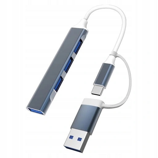 TAIGENOOU USB-C HUB 4-PORTS OUTPUT 3.0 LED SPLITTER