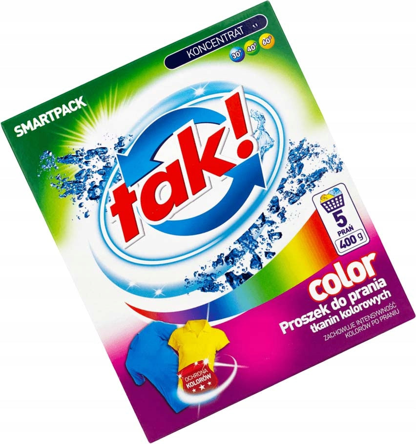 TAK WASHING POWDER 400 g COLOR /5p/