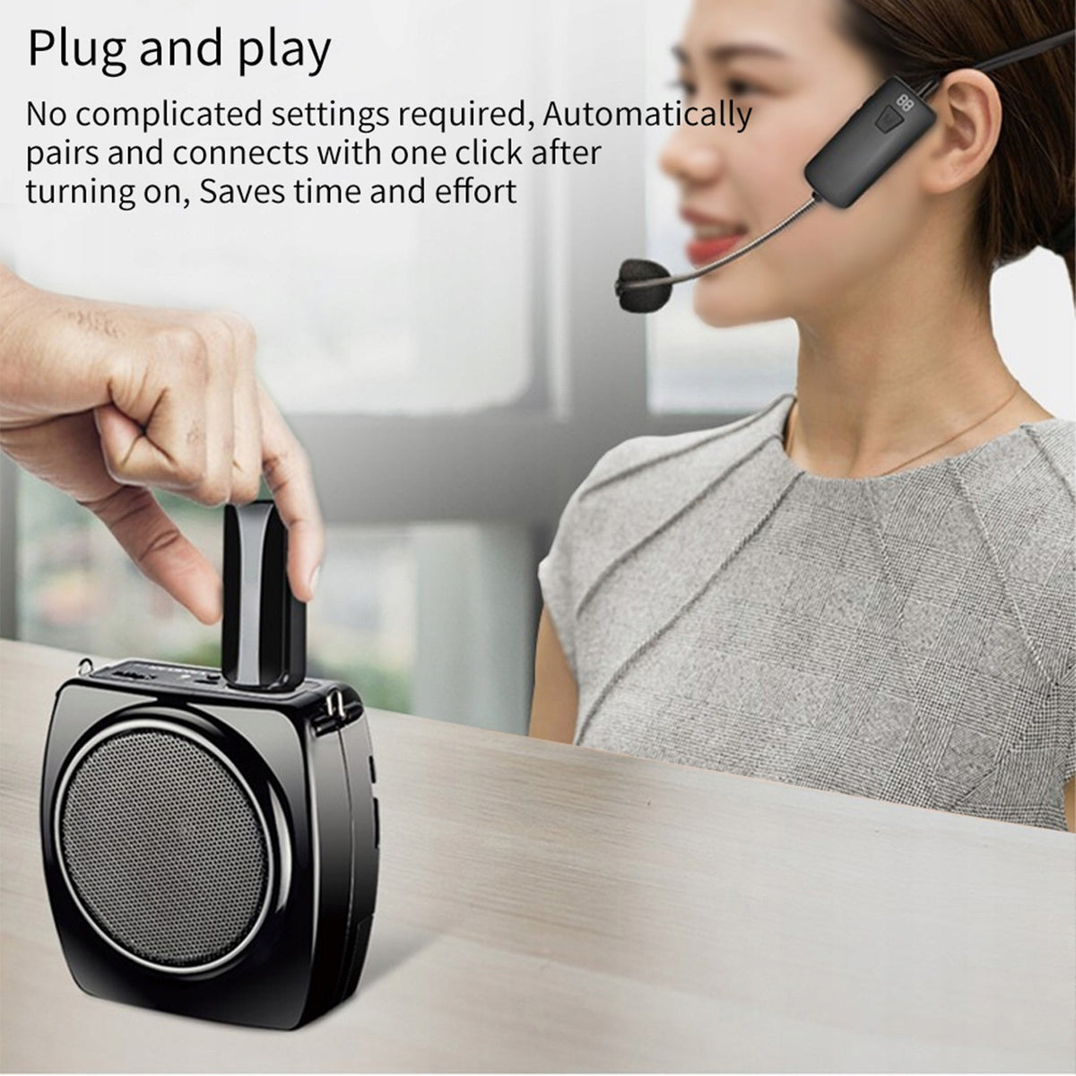 TAKSTAR HM-200W Wireless Headset Microphone with LU Display Brand no brand