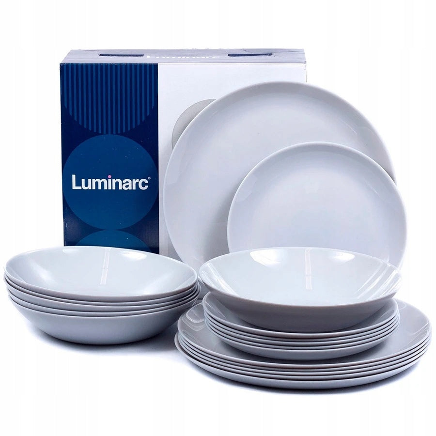 Luminarc lėkščių rinkinys Diwali Granit, 19 dalių