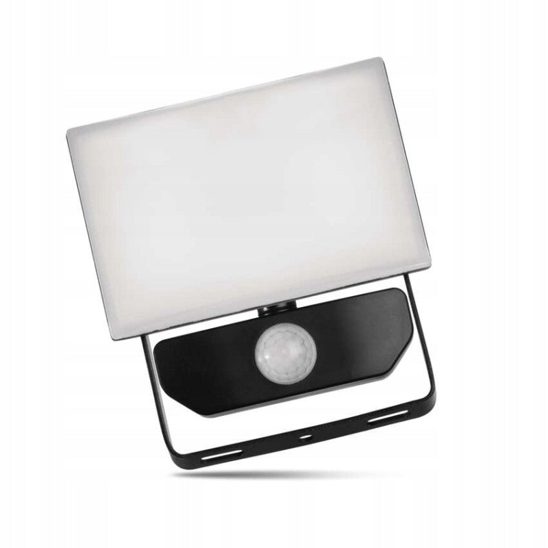 TAMBO LED floodlight with PIR sensor, 10 W, 1000 lm, black EMOS ZS2912