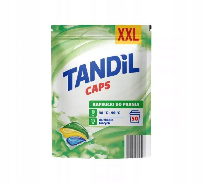 TANDIL CAPSULES FOR WASHING WHITE FABRICS 50 PIECES XXL