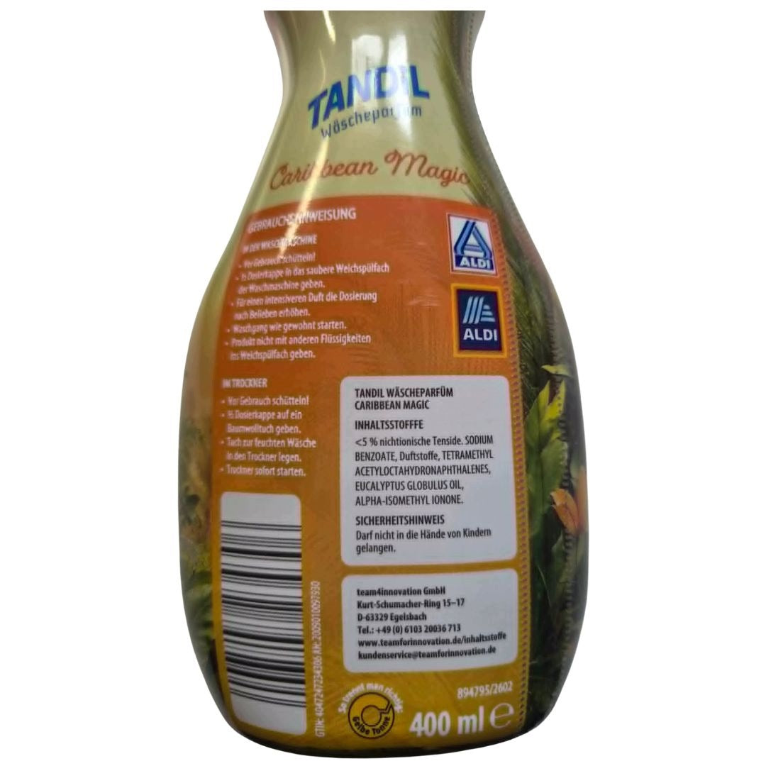 TANDIL CARIBBEAN MAGIC SCENT LAUNDRY PERFUME RINSING AND DRYER 400ml Brand Tandil
