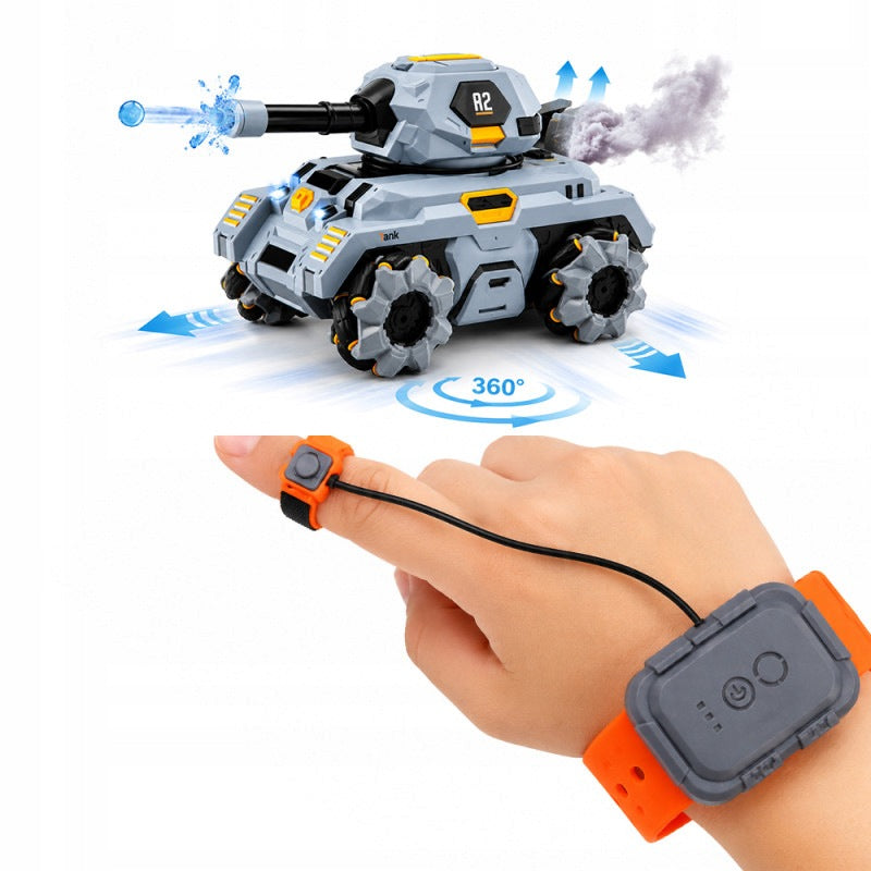 TANK RC DRIFT REMOTE CONTROLLED SHOOTS BALLS SMOKE LED ROTATION 360° VEHICLE Manufacturer code DRIFT-TANK-R2-066