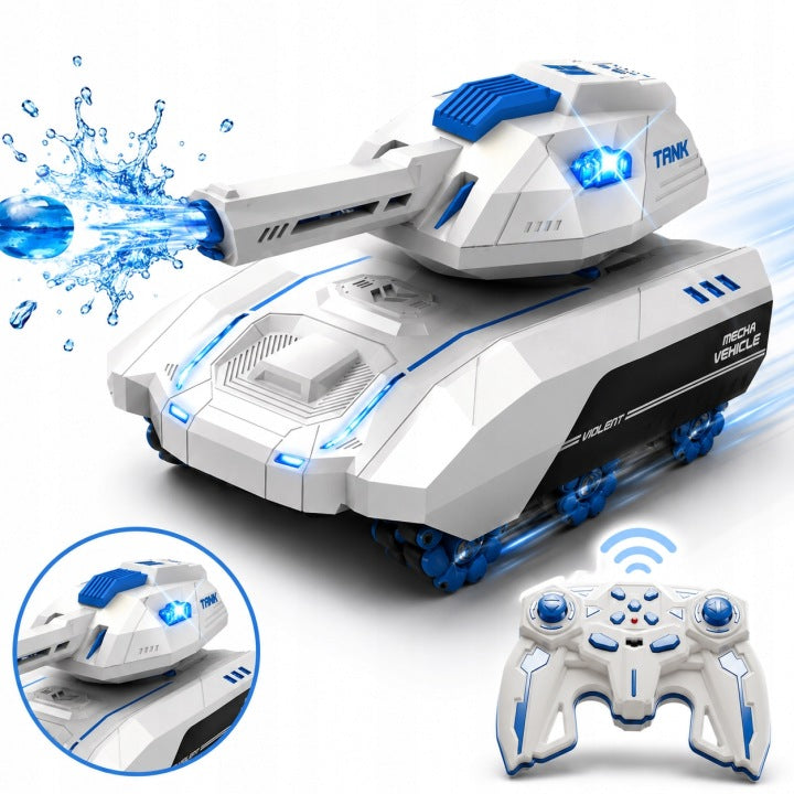 TANK REMOTE CONTROLLED RC ON PILOT SHOOTS BOMBS ROTATION 360 LARGE GIFT