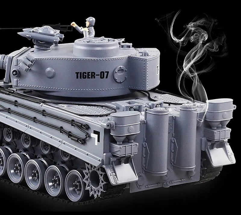 TANK Remote Controlled TIGER Shoots On Remote Control Smoke For Balls Large 1:18 Brand no brand