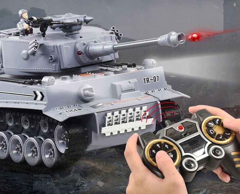 TANK Remote Controlled TIGER Shoots On Remote Control Smoke For Balls Large 1:18 Manufacturer code 789-3