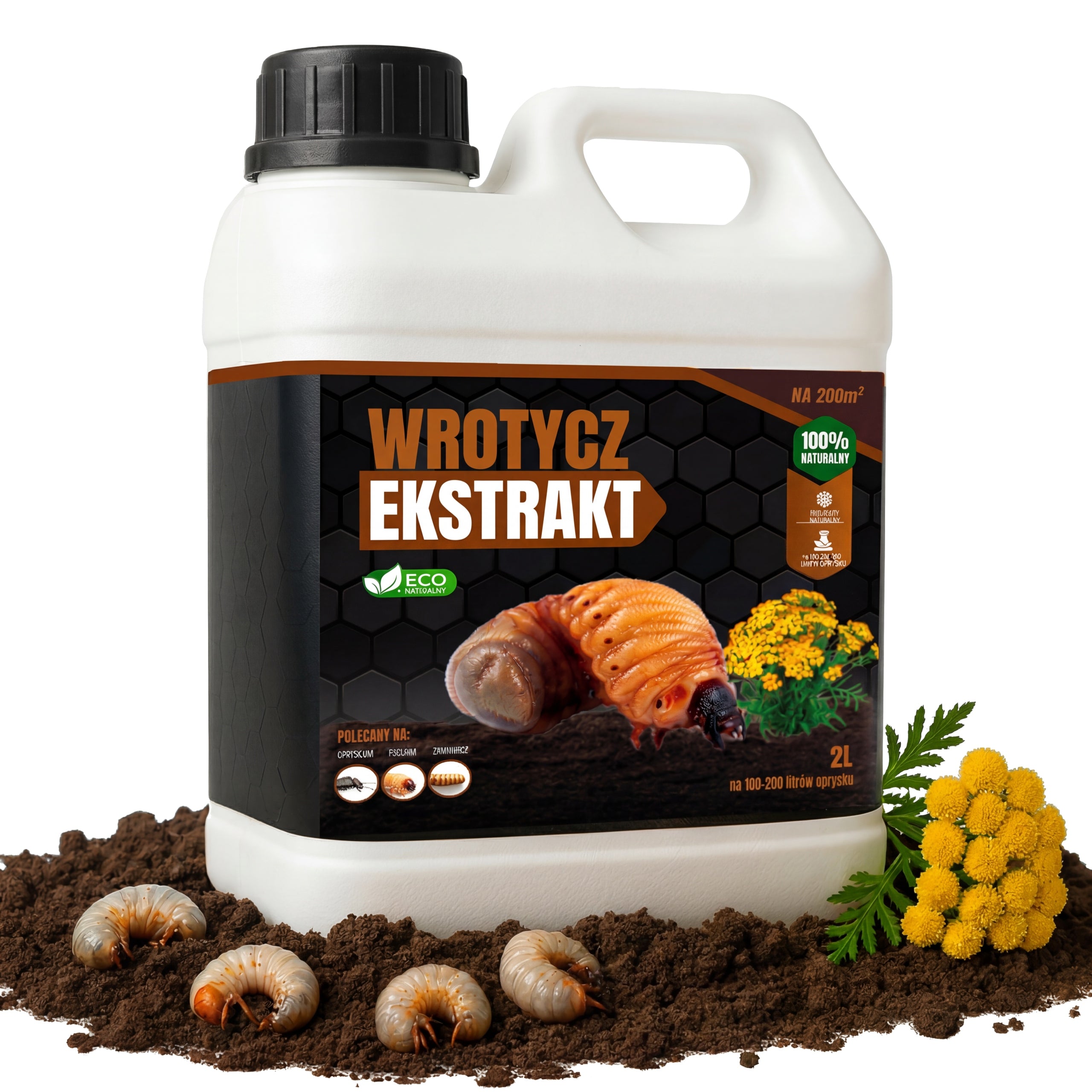 TANSY EXTRACT 2l FIGHTS SWELLING WIRE BLADES IN THE SOIL AT 200m2
