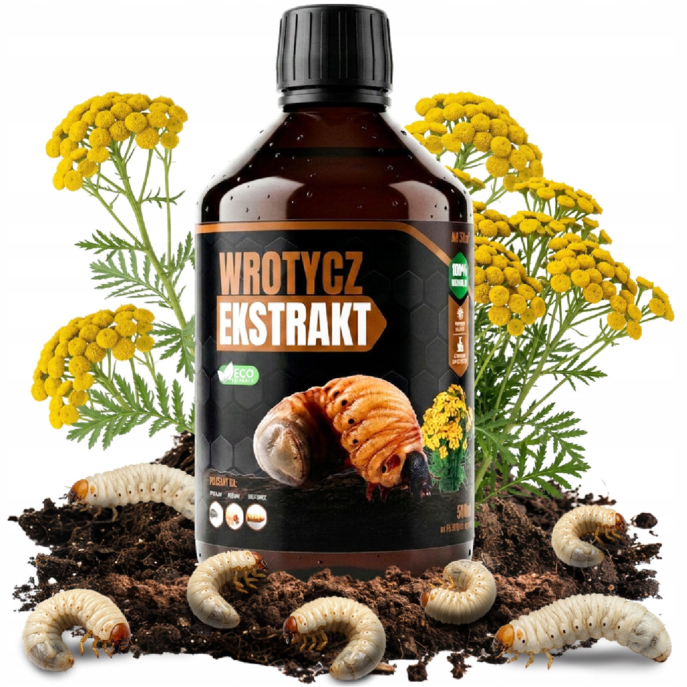 TANSY EXTRACT 500ml FOR SHOOTS SWELLING WIRE IN SOIL 0,5l per 50m2