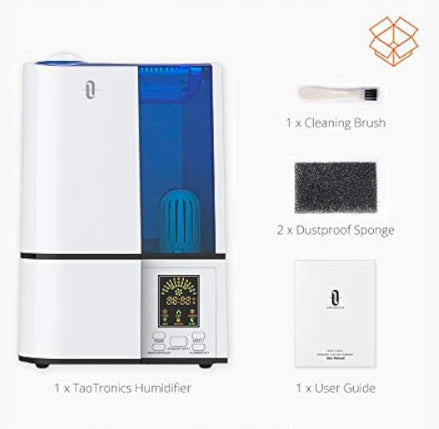 TAOTRONICS Air humidifier TT-AH001 ULTRASONIC LED 4L white Brand TaoTronics