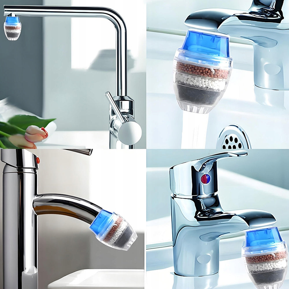 TAP WATER FILTER 16-23MM RUNNING WATER PURIFICATION FILTERING 6PCS Model 6901229495902