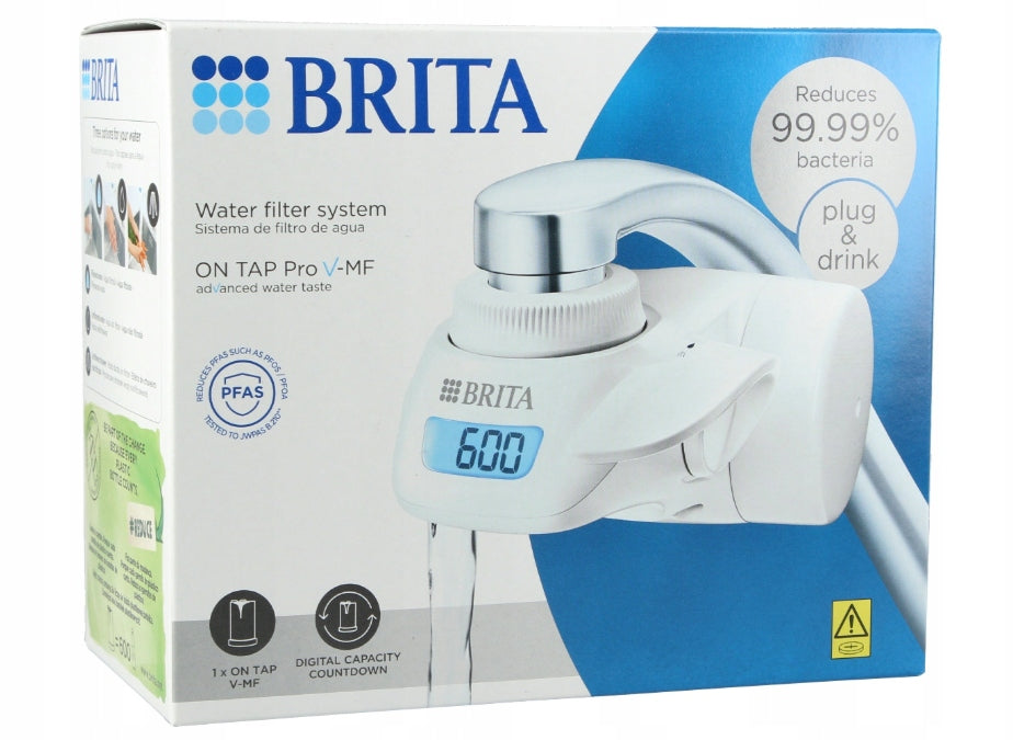 TAP WATER FILTER BRITA ON TAP PRO V-MF + 1 FILTER CARTRIDGE ORIGINAL