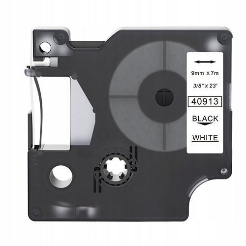 TAPE 40913 FOR DYMO 9mm WHITE s0720680 TAPE FOR DYMO LABEL PRINTERS