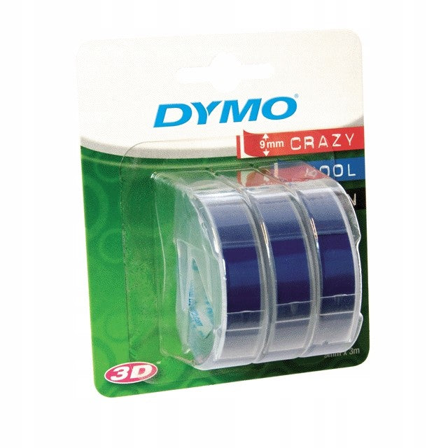 TAPE DYMO 3MX9MM WHITE AND BLUE S0847740 3PCS