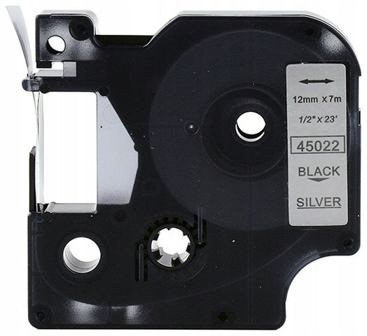 TAPE FOR DYMO LabelWriter 12MM 7M SILVER D1 45022