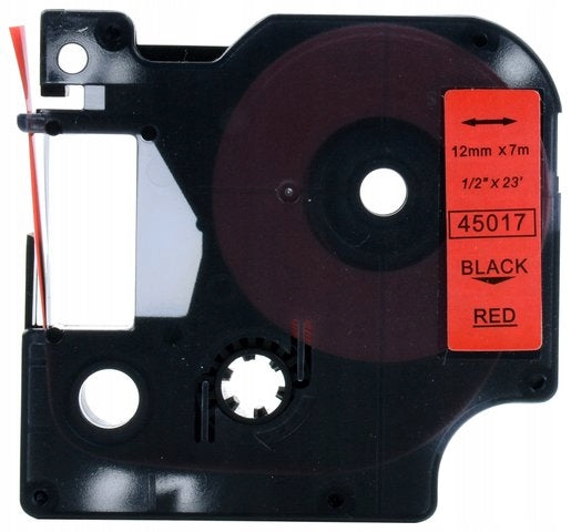 TAPE FOR DYMO LabelWriter 12MM RED D1 45017