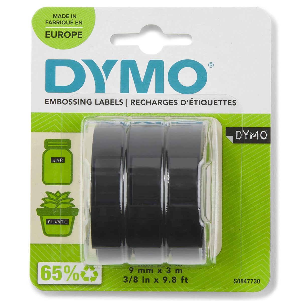 TAPE FOR SMOKE EXTRUSION LABELLERS AUTHENTIC ROLLS 9 MM X 3 M WHITE