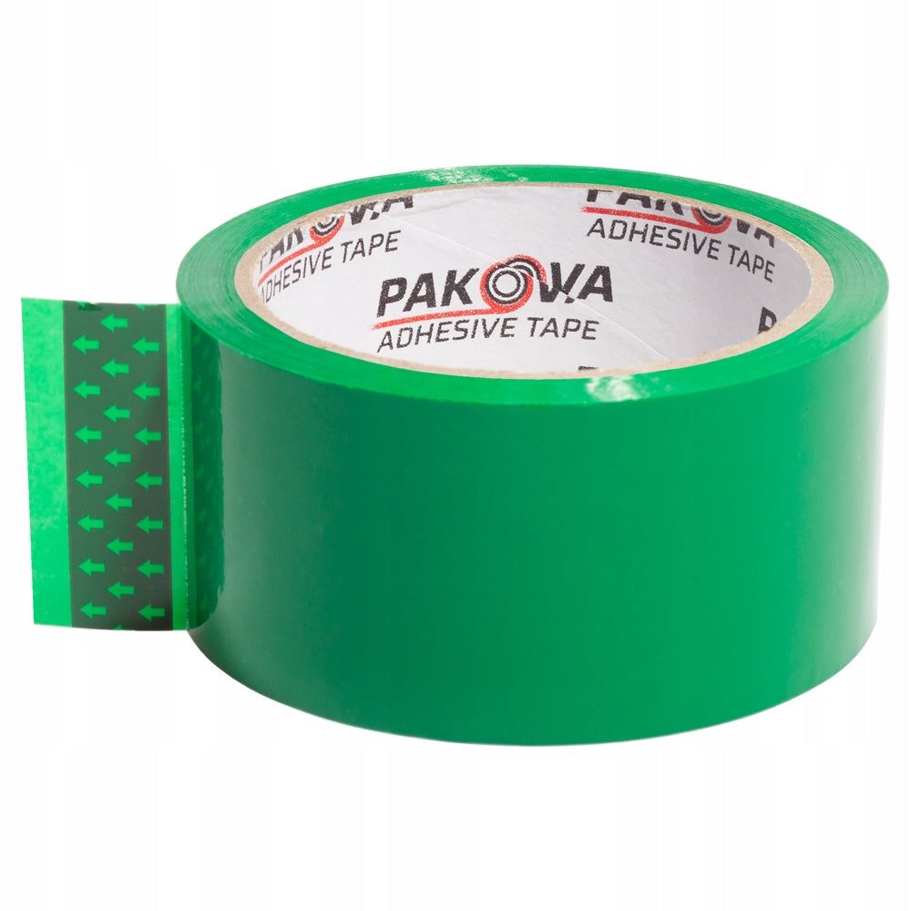 TAPE PAKOVA 48/50y ADHESIVE GREEN STRONG