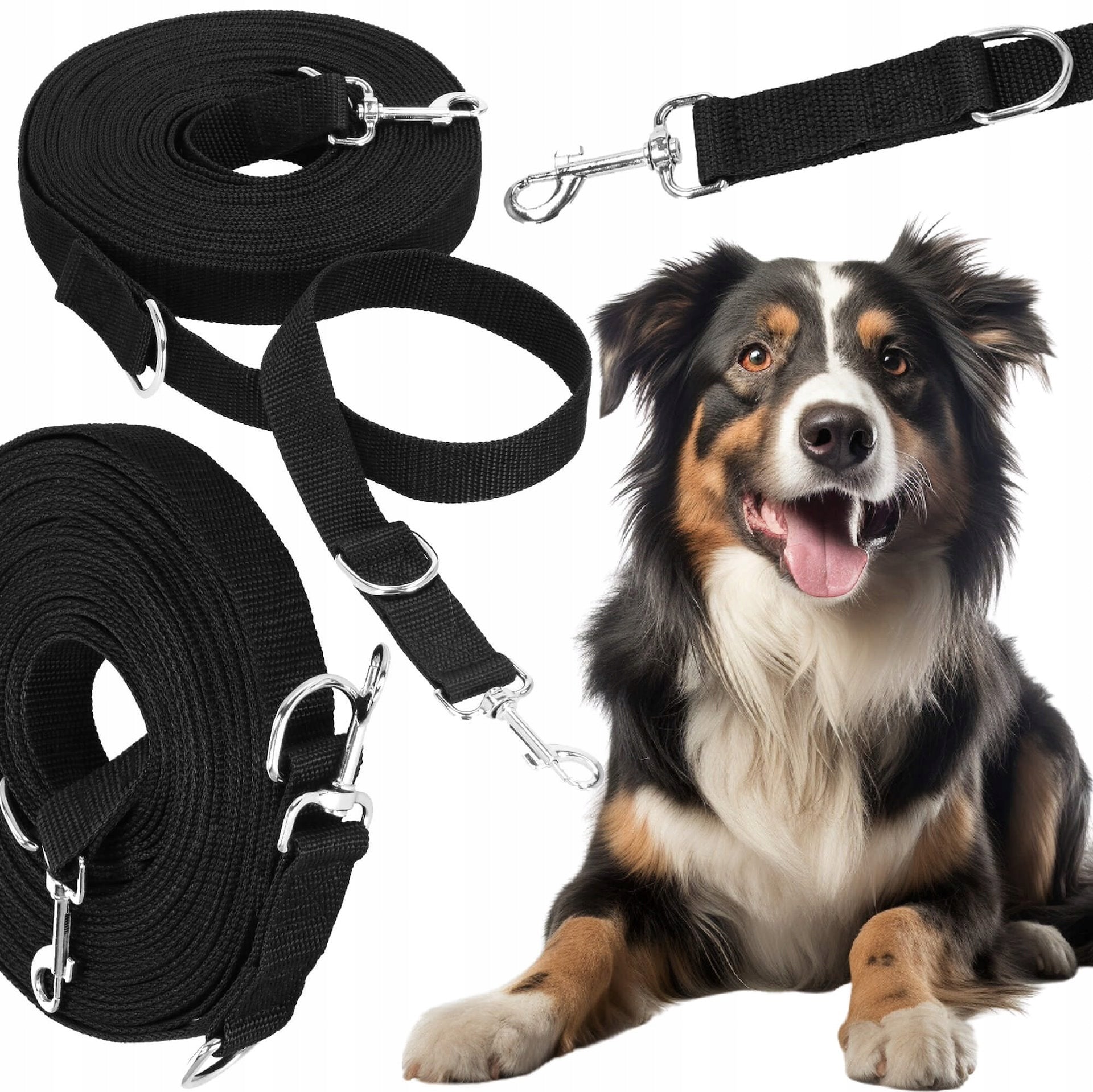 TAPE ROPE LEASH TRAINING LUNGE ROPE FOR DOG LONG STRONG 10M TRAINING Manufacturer code PA0334