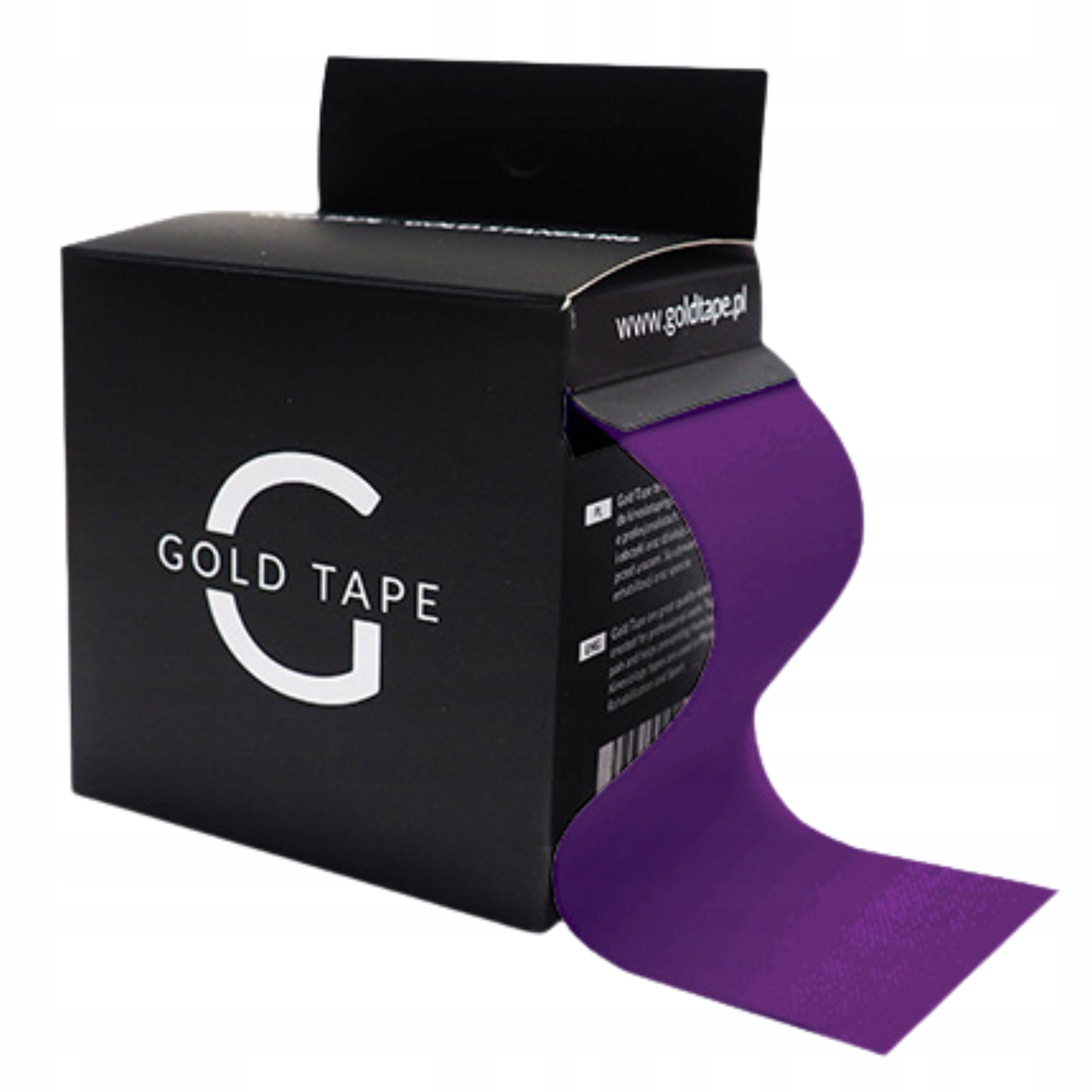 KINEZIOTAPINGO JUOSTA GOLD TAPE 5CMX5M VIOLETINĖ