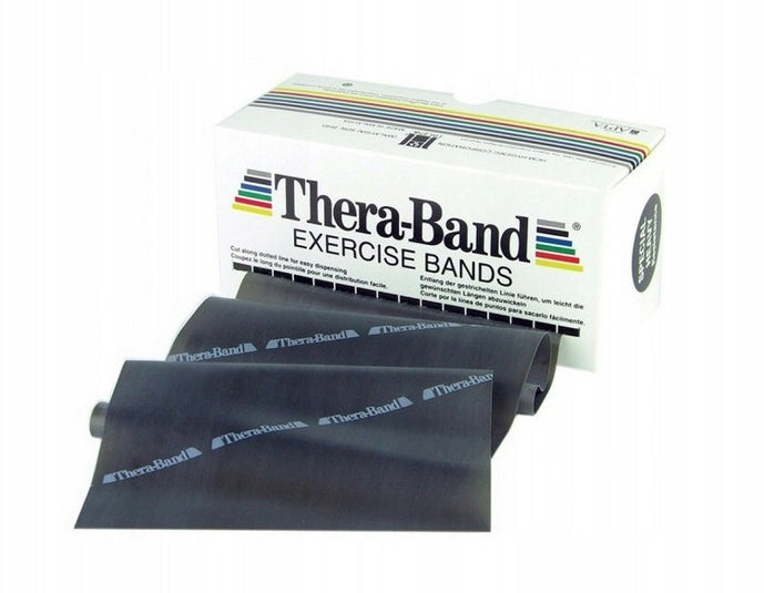 TAPE THERA BAND EXERCISE RUBBER 2,5 m BLACK