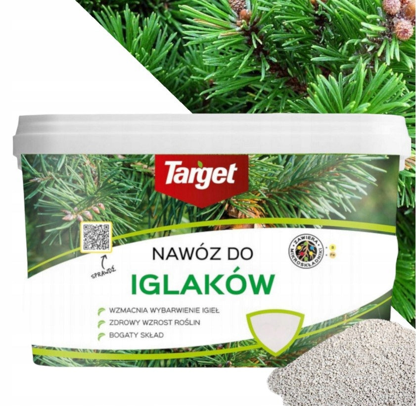 TARGET 8KG FOR CONIFERS FERTILIZER STAINING NEEDLES INCREASING INCREMENTS