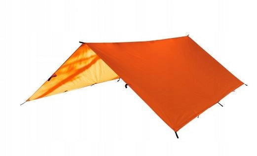 TARP 3x3 ORANGE RESCUE TARPAULIN TENT CAMPING