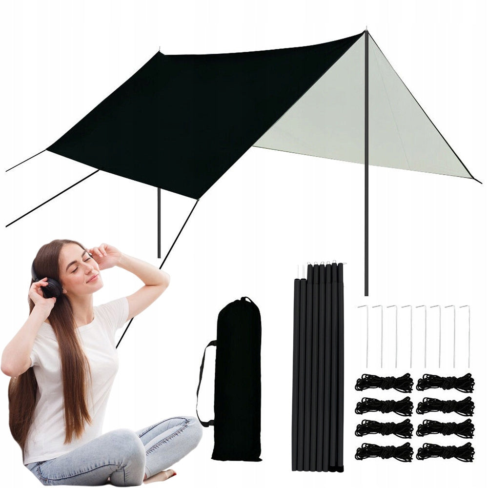 TARP CAMPING SHEET WATERPROOF TOURIST 300X300 CM SUNSHINE