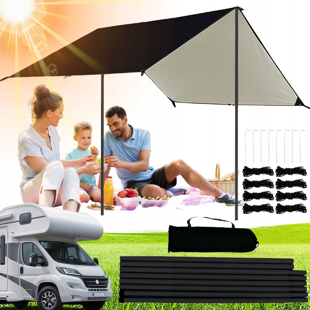 TARP HAMMOCK 3X3M CAMPING SHEET SUN UV BEACH TENT