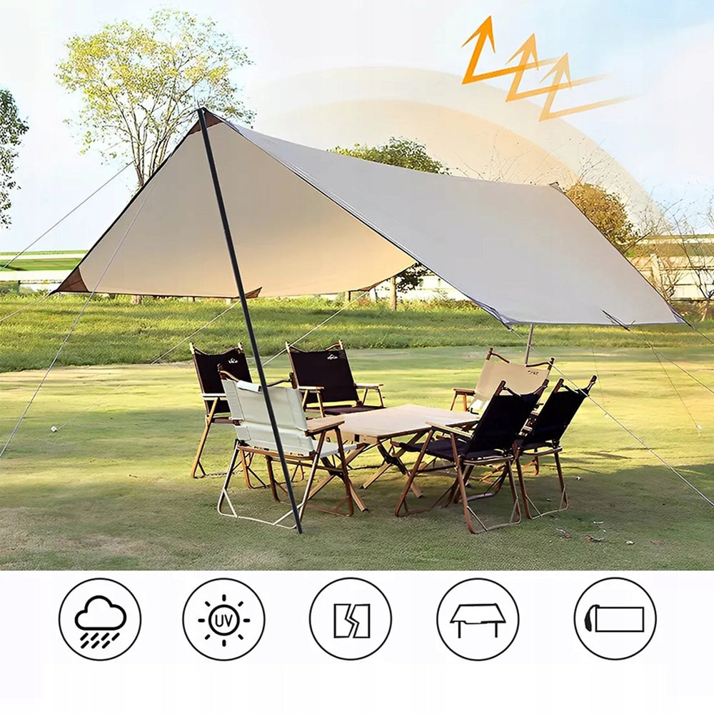 TARP HIKING SHEET CAMPING TARPAULIN 3x3m WATERPROOF TENT AWNING Manufacturer code 6SP0323117