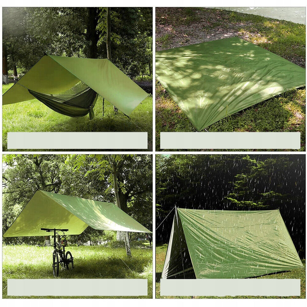 TARP WATERPROOF TARPAULIN 3 M, ULTRA-LIGHT TENT TARPAULIN, FOR CAMPING Additional features sun protection